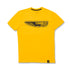 T-shirt gialla da uomo con logo sul petto Scrambler Ducati, Abbigliamento Sport, SKU a722000255, Immagine 0